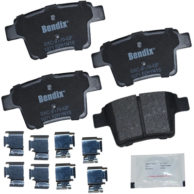 Rear Premium Ceramic Pads by BENDIX - CFC1071 pa1