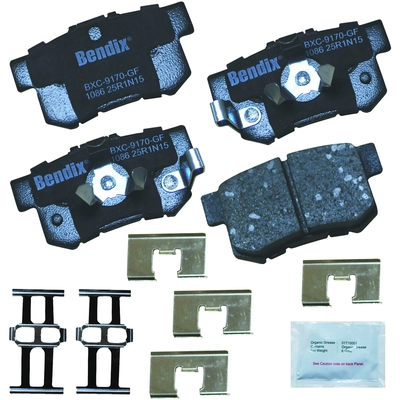 Rear Premium Ceramic Pads by BENDIX - CFC1086 pa1