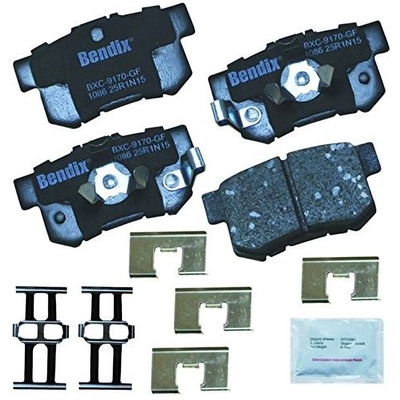 Rear Premium Ceramic Pads by BENDIX - CFC1086 pa4