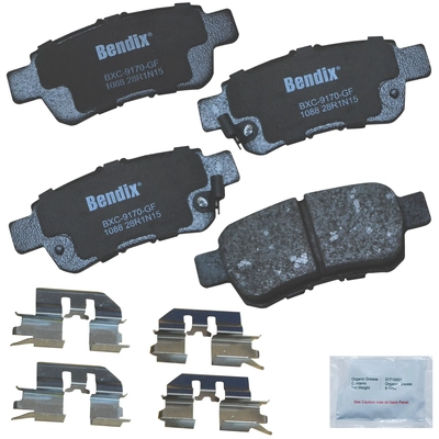 Rear Premium Ceramic Pads by BENDIX - CFC1088 pa1