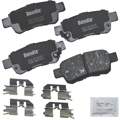 Rear Premium Ceramic Pads by BENDIX - CFC1088 pa3