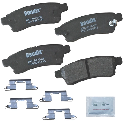 Rear Premium Ceramic Pads by BENDIX - CFC1100 pa1
