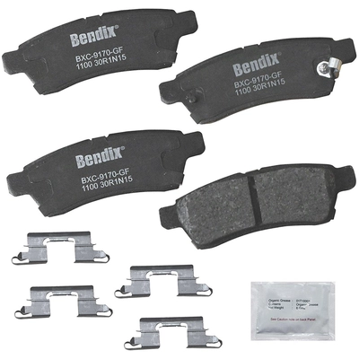 Rear Premium Ceramic Pads by BENDIX - CFC1100 pa3