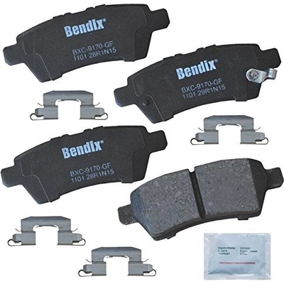 Rear Premium Ceramic Pads by BENDIX - CFC1101 pa2