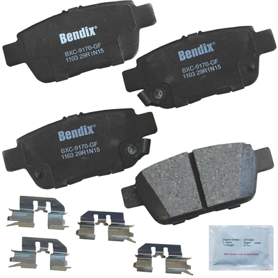 Rear Premium Ceramic Pads by BENDIX - CFC1103 pa1