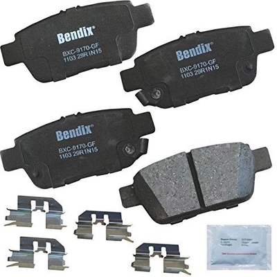 Rear Premium Ceramic Pads by BENDIX - CFC1103 pa2