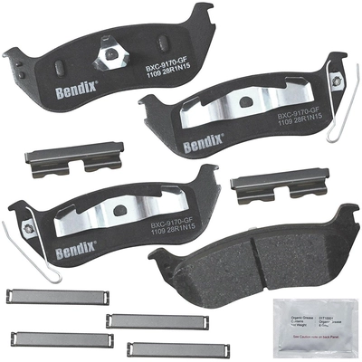 Rear Premium Ceramic Pads by BENDIX - CFC1109 pa3