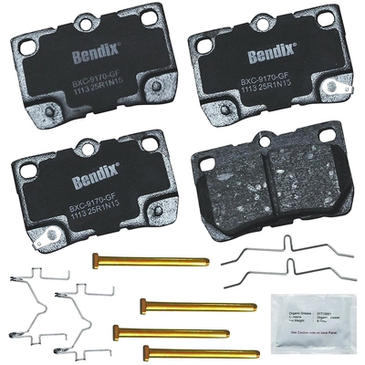 Rear Premium Ceramic Pads by BENDIX - CFC1113 pa1