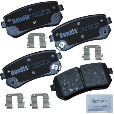 Rear Premium Ceramic Pads by BENDIX - CFC1157 pa2