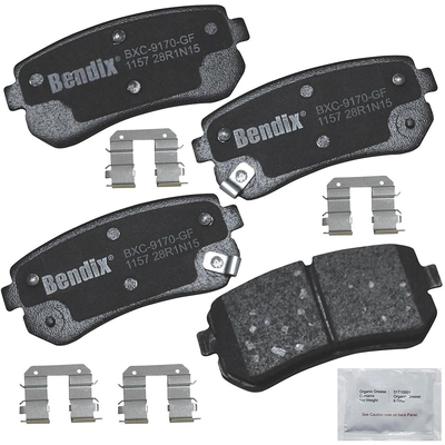 Rear Premium Ceramic Pads by BENDIX - CFC1157 pa4