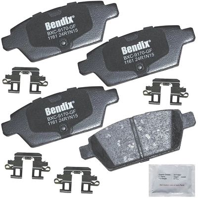 Rear Premium Ceramic Pads by BENDIX - CFC1161 pa3