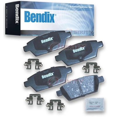 Rear Premium Ceramic Pads by BENDIX - CFC1161 pa4