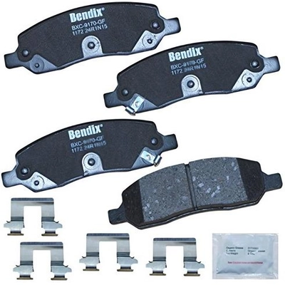 Plaquettes de frein arrière en céramique qualité supérieur de BENDIX - CFC1172 pa4