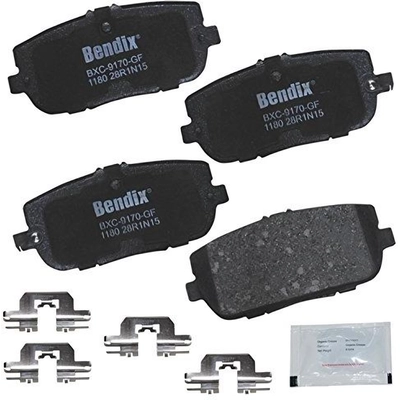 Rear Premium Ceramic Pads by BENDIX - CFC1180 pa1