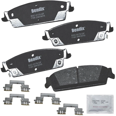 Rear Premium Ceramic Pads by BENDIX - CFC1194 pa4