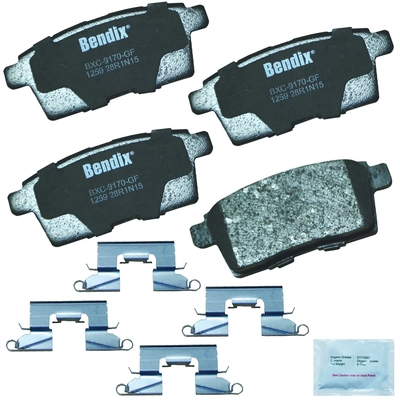 Rear Premium Ceramic Pads by BENDIX - CFC1259 pa1