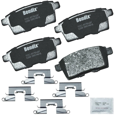 Rear Premium Ceramic Pads by BENDIX - CFC1259 pa2
