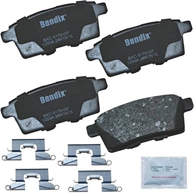 Rear Premium Ceramic Pads by BENDIX - CFC1259A pa1