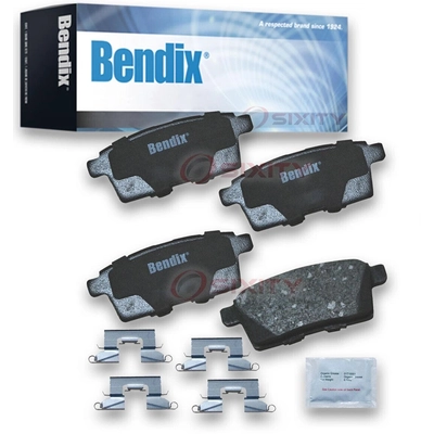 Rear Premium Ceramic Pads by BENDIX - CFC1259A pa2