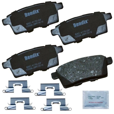 Rear Premium Ceramic Pads by BENDIX - CFC1259A pa5