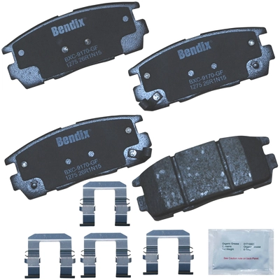 Rear Premium Ceramic Pads by BENDIX - CFC1275 pa1