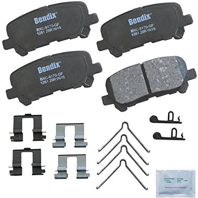 Rear Premium Ceramic Pads by BENDIX - CFC1281 pa4