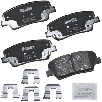 Rear Premium Ceramic Pads by BENDIX - CFC1284 pa3