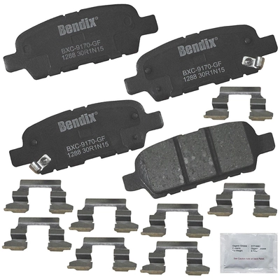 Rear Premium Ceramic Pads by BENDIX - CFC1288 pa2