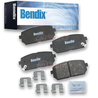 Rear Premium Ceramic Pads by BENDIX - CFC1296 pa1