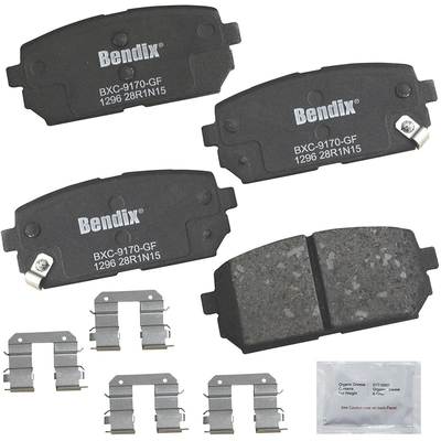 Rear Premium Ceramic Pads by BENDIX - CFC1296 pa3