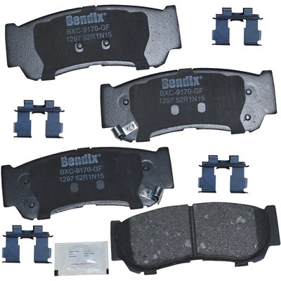 Rear Premium Ceramic Pads by BENDIX - CFC1297 pa1