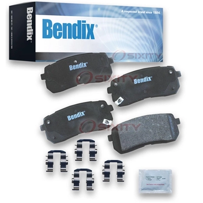 Rear Premium Ceramic Pads by BENDIX - CFC1302 pa1