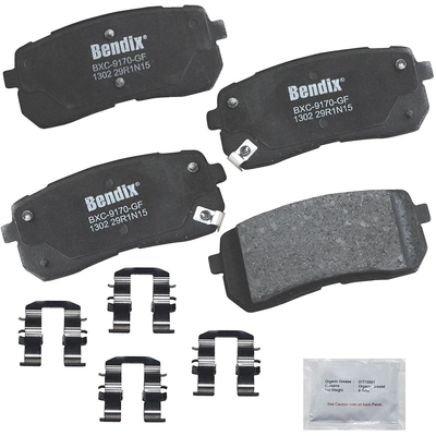 Rear Premium Ceramic Pads by BENDIX - CFC1302 pa3