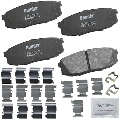 Rear Premium Ceramic Pads by BENDIX - CFC1304 pa2