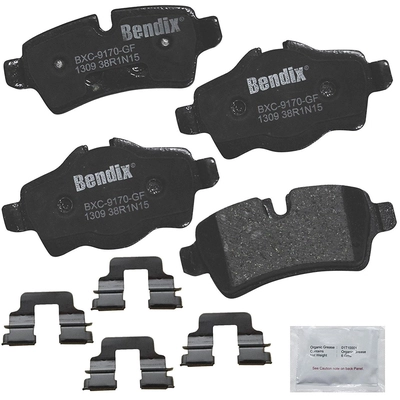 Plaquettes de frein arrière en céramique qualité supérieur par BENDIX - CFC1309 pa2