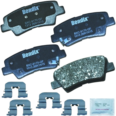 Rear Premium Ceramic Pads by BENDIX - CFC1313 pa1