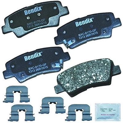 Rear Premium Ceramic Pads by BENDIX - CFC1313 pa4