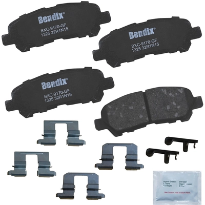 Rear Premium Ceramic Pads by BENDIX - CFC1325 pa1
