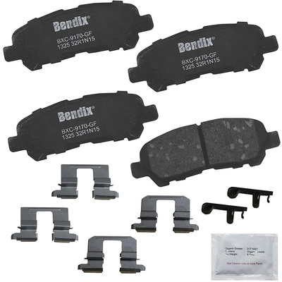 Rear Premium Ceramic Pads by BENDIX - CFC1325 pa3