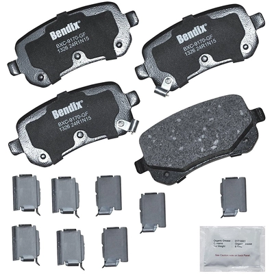 Rear Premium Ceramic Pads by BENDIX - CFC1326 pa1