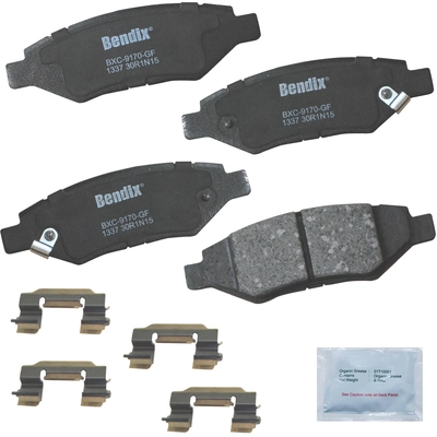 Rear Premium Ceramic Pads by BENDIX - CFC1337 pa1