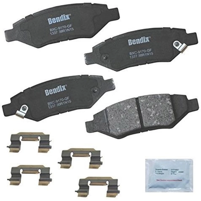 Rear Premium Ceramic Pads by BENDIX - CFC1337 pa2
