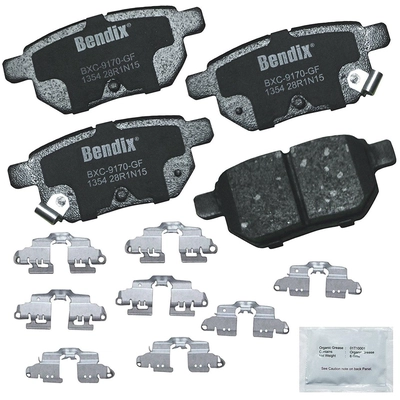 Rear Premium Ceramic Pads by BENDIX - CFC1354 pa3