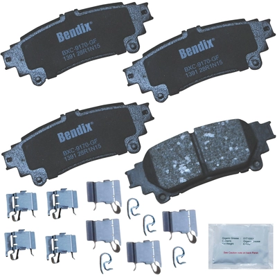 Rear Premium Ceramic Pads by BENDIX - CFC1391 pa1