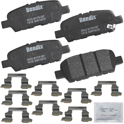 Rear Premium Ceramic Pads by BENDIX - CFC1415 pa2