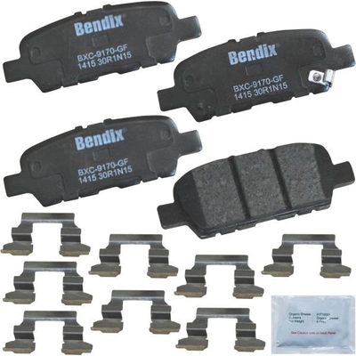 Plaquettes de frein arrière en céramique qualité supérieur par BENDIX - CFC1415 pa4