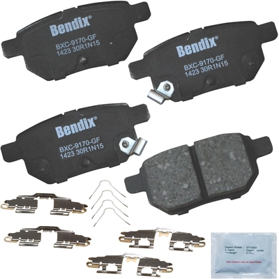 Rear Premium Ceramic Pads by BENDIX - CFC1423 pa1