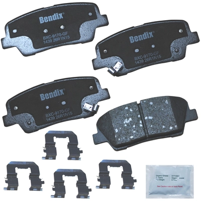 Rear Premium Ceramic Pads by BENDIX - CFC1439 pa1