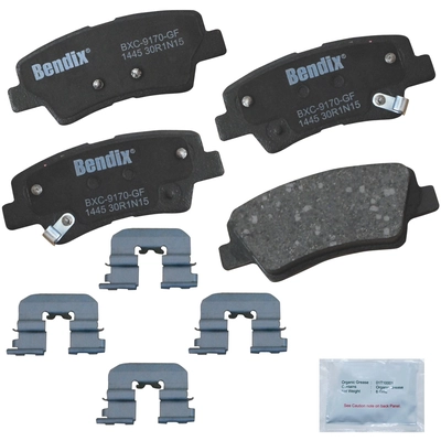 Rear Premium Ceramic Pads by BENDIX - CFC1445 pa1