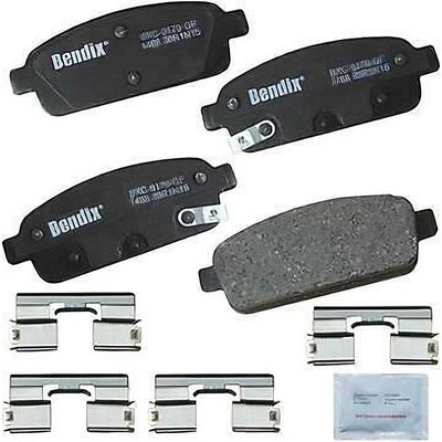 Plaquettes de frein arrière en céramique qualité supérieur de BENDIX - CFC1468 pa2